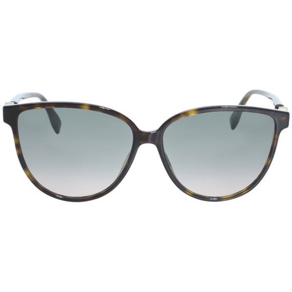 FENDI FF 0345/S
Dark Havana/Blue Pink Gradient Gold Sunglasses - Picture 4 of 7